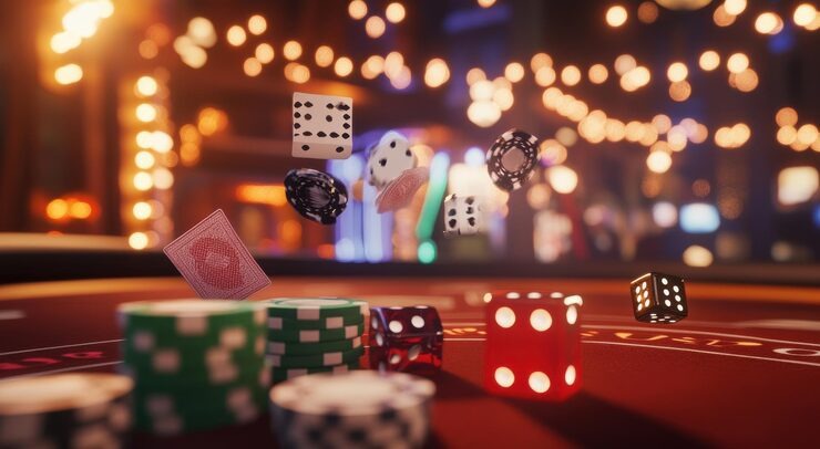 Microgaming live-dealer studio on nirwana88 login with multiple camera angles and professional dealers